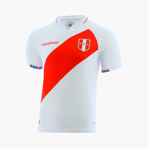 Camisa Seleção Peru I 21/22 Marathon - Branco - Vilas Store