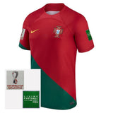 Camisa Seleção Portugal I 2022 Nike [Com Patch] - Vermelho - Vilas Store