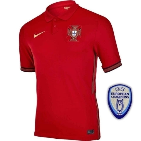 Camisa Seleção Portugal I [Campeão da EURO] 20/21 Nike - Vermelho - Vilas Store