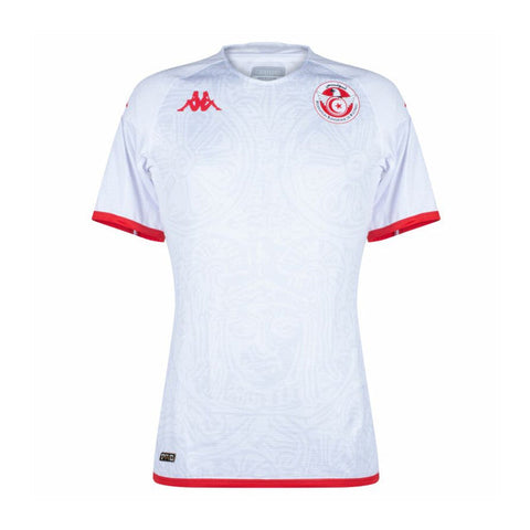 Camisa Seleção Tunísia II 2022 Kappa - Branco - Vilas Store