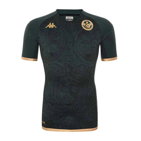 Camisa Seleção Tunísia Third 2022 Kappa - Verde - Vilas Store