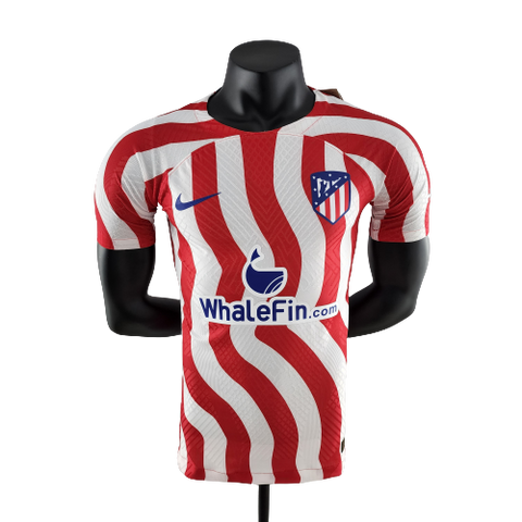 Camisa Atlético de Madrid I 22/23 Vermelha e Branca - Nike - Masculino Jogador - Vilas Store