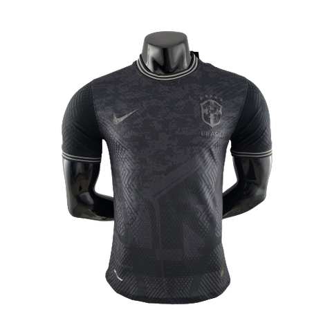 Camisa Brasil Edição Concept 2022 Preto - Nike - Masculino Jogador Preto - Vilas Store