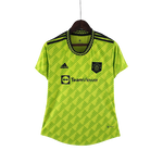 Camisa Feminina Manchester United III 22/23 Adidas - Verde - Vilas Store