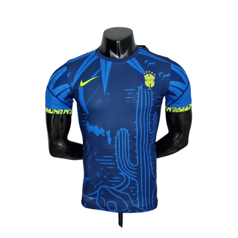 Camisa Seleção Brasil 2022 Nike - Azul - Conceito Nordeste - Vilas Store