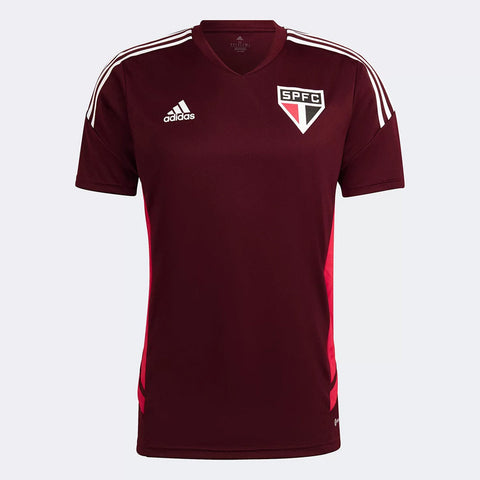 Camisa de Treino São Paulo 22/23 Adidas - Vinho - Vilas Store