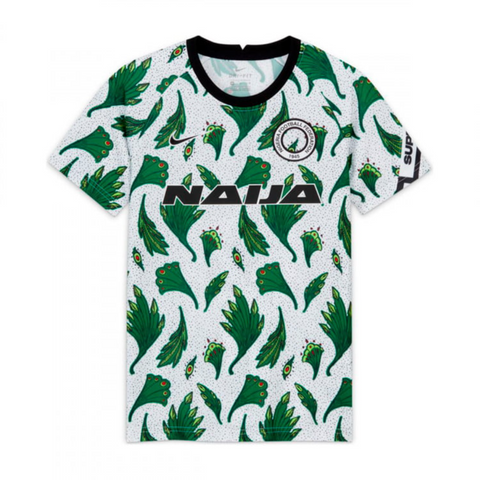 Camisa Pré-jogo Seleção Nigéria 20/21 Nike - Branco - Vilas Store