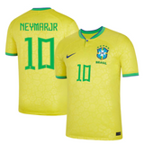 Camisa Seleção Brasil I 22/23 Nike - Amarelo - Neymar Jr #10 - Vilas Store