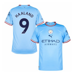 Camisa Manchester City I 22/23 Puma [Haaland #9] - Azul - Vilas Store