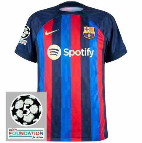 Camisa Barcelona I [Patch Champions League] 22/23 Nike - Grená - Vilas Store