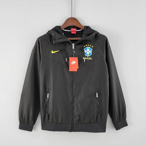 Corta-vento Brasil 22/23 Nike - Preto - Vilas Store