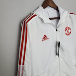 Corta-vento Manchester United 21/22 Adidas - Branco - Vilas Store