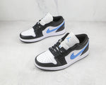 Tênis Nike Air Jordan 1 Low Black University Blue White - Vilas Store