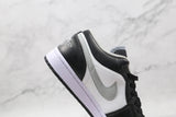 Tênis Nike Air Jordan 1 Low Black White Grey - Vilas Store