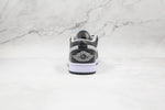 Tênis Nike Air Jordan 1 Low Black White Grey - Vilas Store