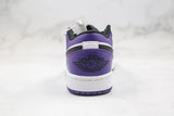 Tênis Nike Air Jordan 1 Low Court Purple White - Vilas Store