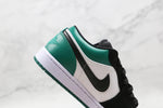 Tênis Nike Air Jordan 1 Low White Black Mystic Green - Vilas Store