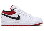 Tênis Nike Air Jordan 1 Low White Gym Red - Vilas Store