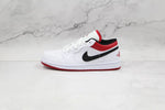 Tênis Nike Air Jordan 1 Low White Gym Red - Vilas Store