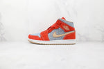 Tênis Nike Air Jordan 1 Mid Denim Red - Vilas Store