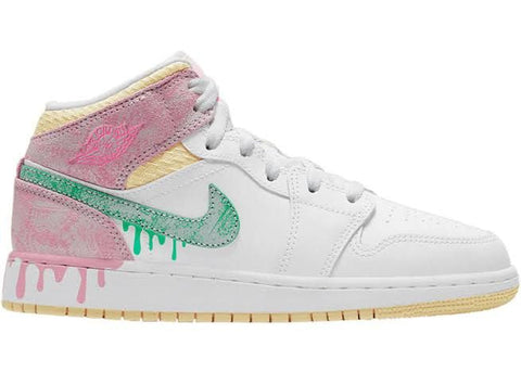 Tênis Nike Air Jordan 1 Mid Paint Drip - Vilas Store