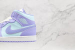 Tênis Nike Air Jordan 1 Mid Purple Aqua - Vilas Store