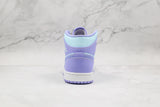 Tênis Nike Air Jordan 1 Mid Purple Aqua - Vilas Store