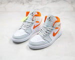 Tênis Nike Air Jordan 1 Mid Starfish Pure Platinum - Vilas Store