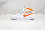 Tênis Nike Air Jordan 1 Mid Starfish Pure Platinum - Vilas Store