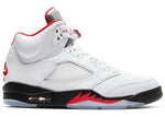 Tênis Nike Air Jordan 5 Retro Fire Red Silver Tongue - Vilas Store