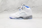 Tênis Nike Air Jordan 5 Retro White Stealth - Vilas Store