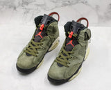 Tênis Nike Air Jordan 6 Retro Travis Scott British Khaki - Vilas Store