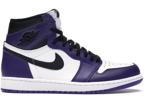 Tênis Nike Air Jordan 1 Retro High Court Purple White - Vilas Store