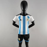 Kit Infantil Argentina 22/23 Adidas - Azul - Vilas Store