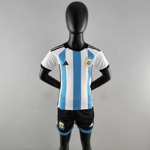 Kit Infantil Argentina 22/23 Adidas - Azul - Vilas Store