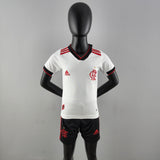 Kit Infantil Flamengo II 22/23 Adidas - Branco - Vilas Store