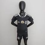 Kit Infantil Flamengo Consciência Negra 22/23 Adidas - Preto - Vilas Store