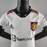 Kit Infantil Manchester United II 22/23 Adidas - Branco - Vilas Store