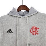 Moletom do Flamengo 2022 Cinza - Adidas - Vilas Store