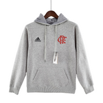 Moletom do Flamengo 2022 Cinza - Adidas - Vilas Store