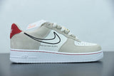 Tênis Nike Air Force 1 Low First Use Light Sail Red - Vilas Store