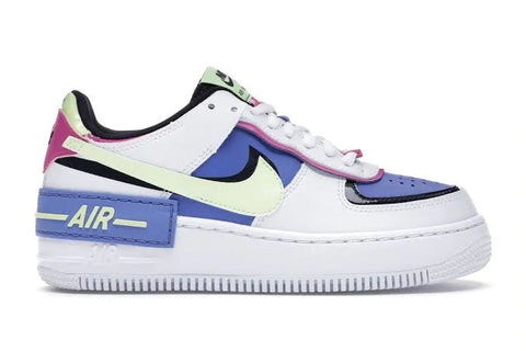 Tênis Nike Air Force 1 Shadow White Sapphire Barely Volt - Vilas Store