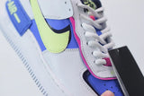 Tênis Nike Air Force 1 Shadow White Sapphire Barely Volt - Vilas Store