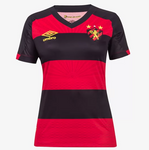 Camisa Feminina Sport Recife I 22/23 Umbro - Rubro Negro - Vilas Store