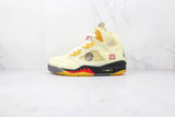 Tênis Nike Air Jordan 5 Retro Off-white Sail - Vilas Store