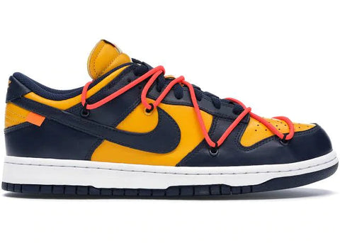 Tênis Nike Sb Low Off White University Gold Mindnight Navy - Vilas Store