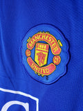 Camisa Manga Longa Manchester United 07/08 Nike - Azul - Vilas Store