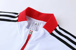 Conjunto Flamengo 21/22 Branca - Adidas - Com Fecho - Vilas Store