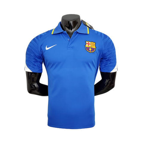 Camisa Polo Barcelona Azul - Masculina - Vilas Store