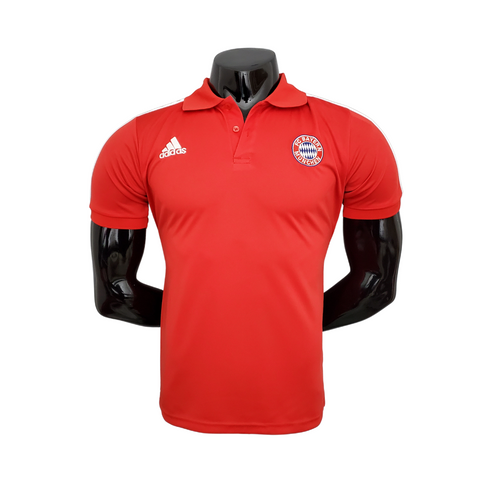 Camisa Polo Bayern de Munique Vermelha - Masculina - Vilas Store